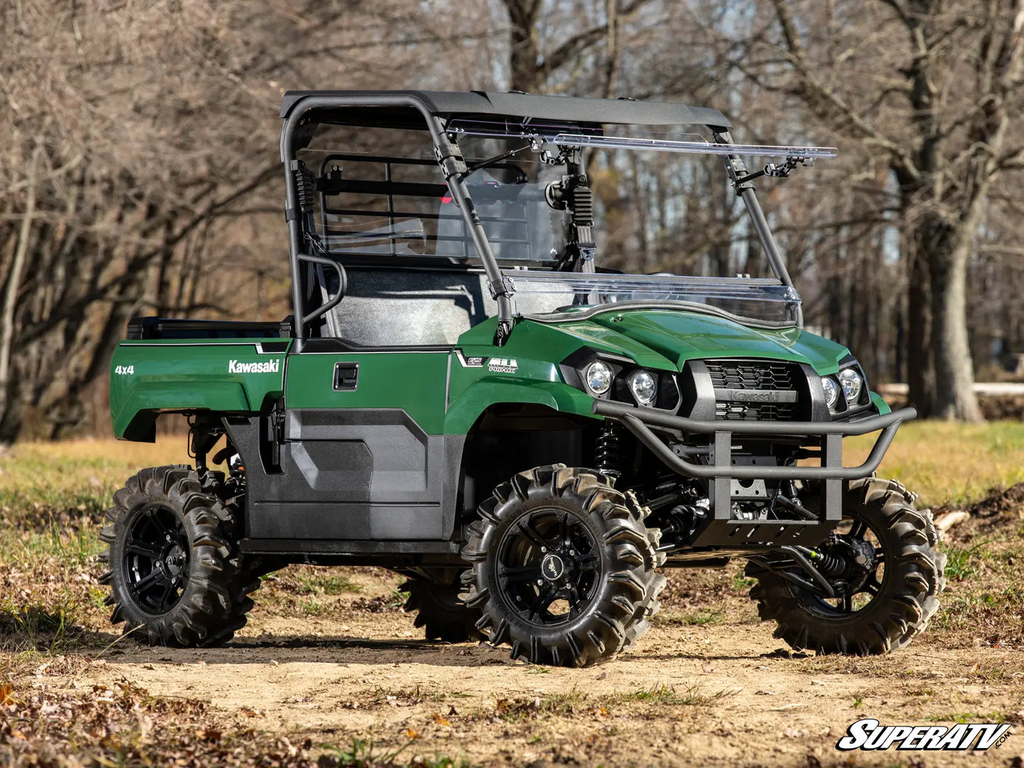 KAWASAKI MULE PRO-MX SCRATCH-RESISTANT FLIP WINDSHIELD