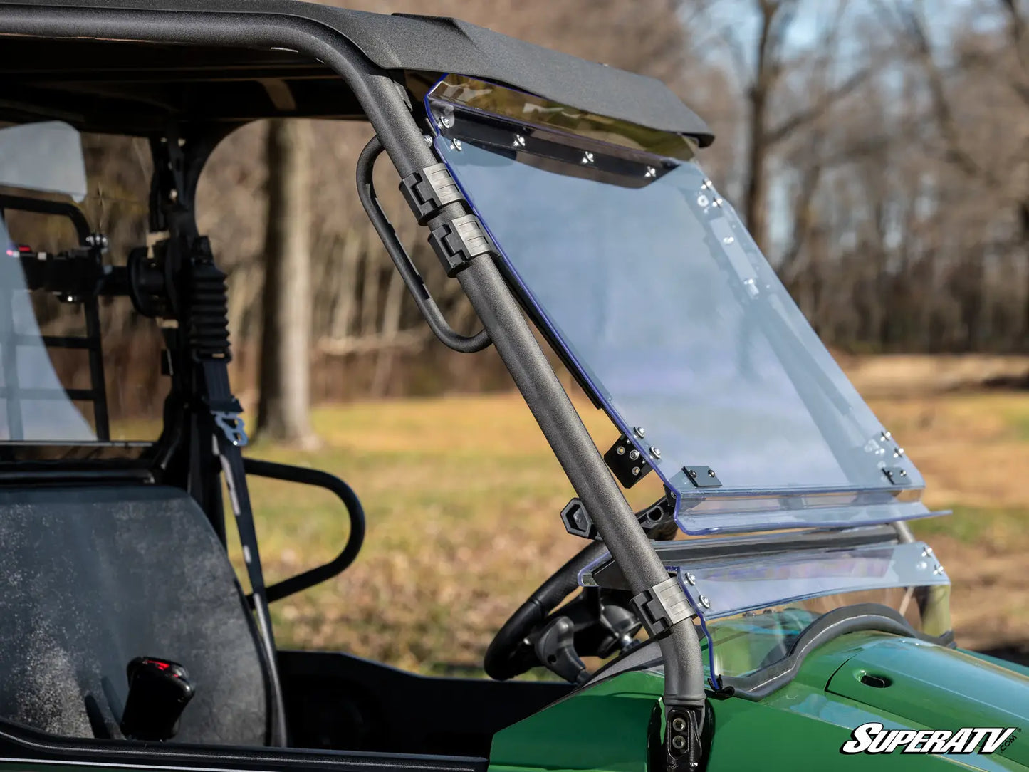 KAWASAKI MULE PRO-MX SCRATCH-RESISTANT FLIP WINDSHIELD