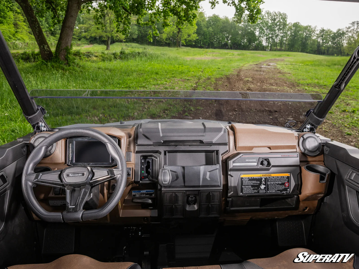 SuperATV - Kawasaki Ridge Half Windshield