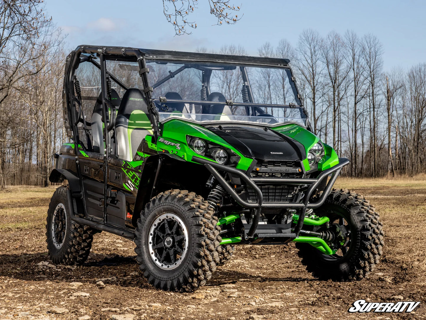 SuperATV - Kawasaki Teryx Flip Down Windshield