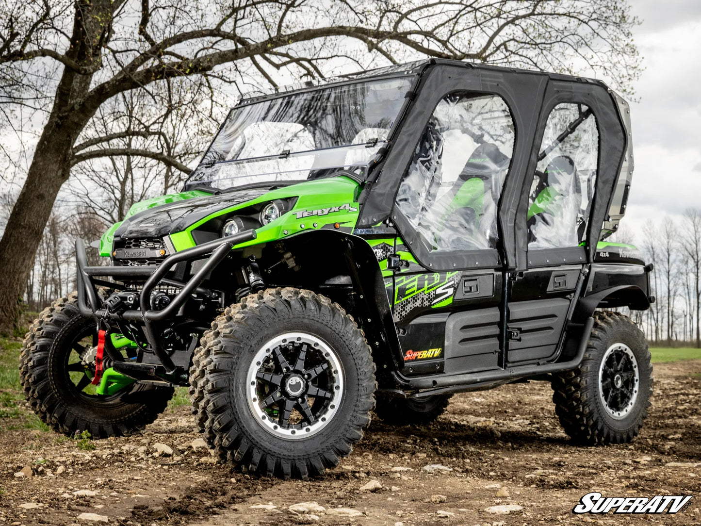 SuperATV - Kawasaki Teryx 4 Primal Soft Cab Enclosure Upper Doors