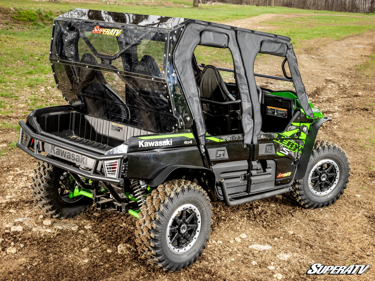 SuperATV - Kawasaki Teryx 4 Primal Soft Cab Enclosure Upper Doors