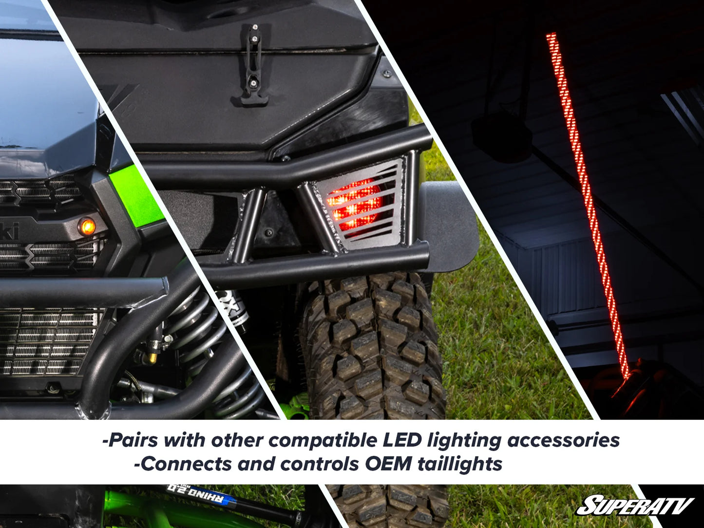 SuperATV - Kawasaki Teryx 4 Deluxe Self-Canceling Turn Signal Kit