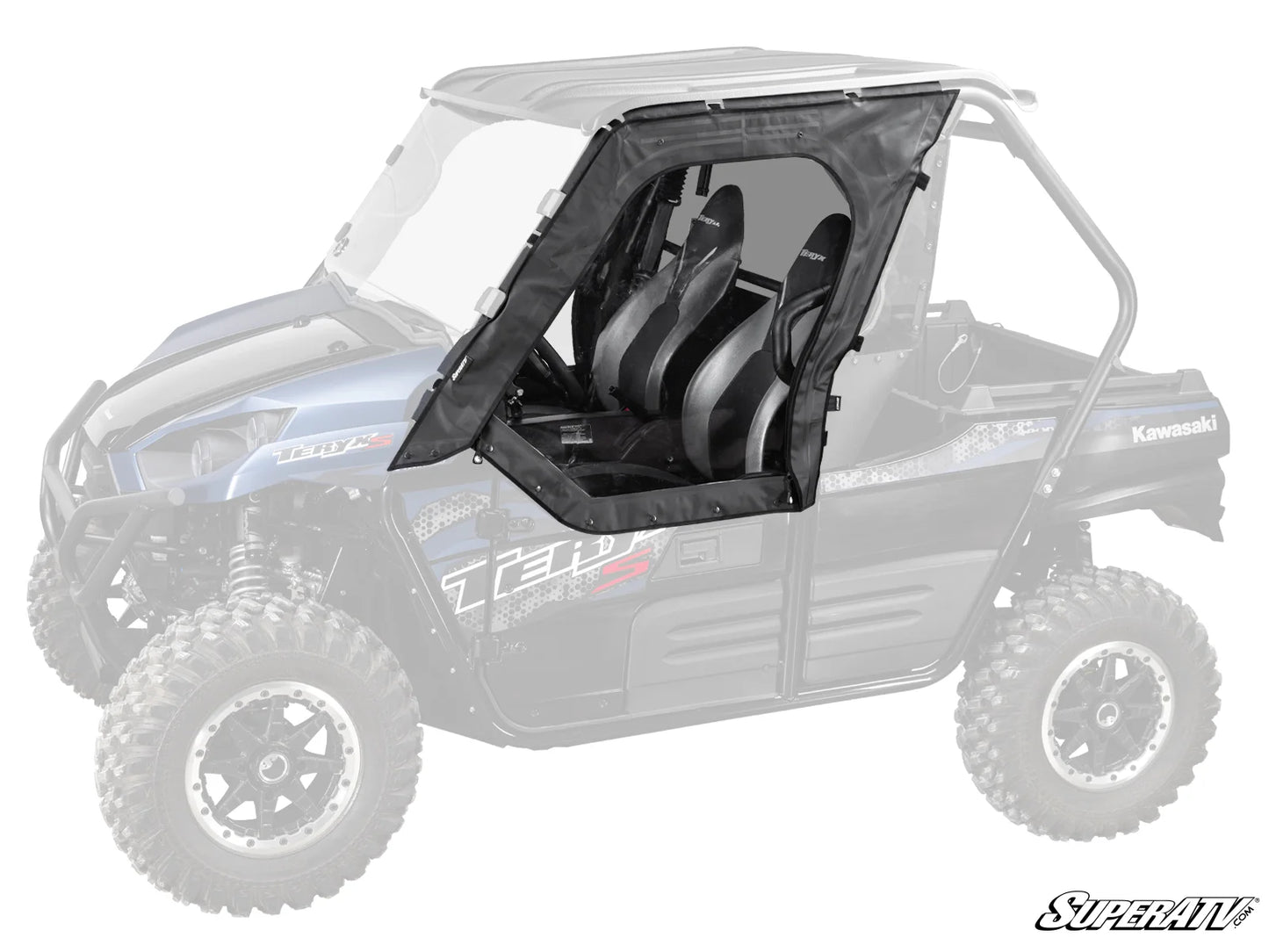 SuperATV - Kawasaki Teryx S Primal Soft Cab Enclosure Upper Doors
