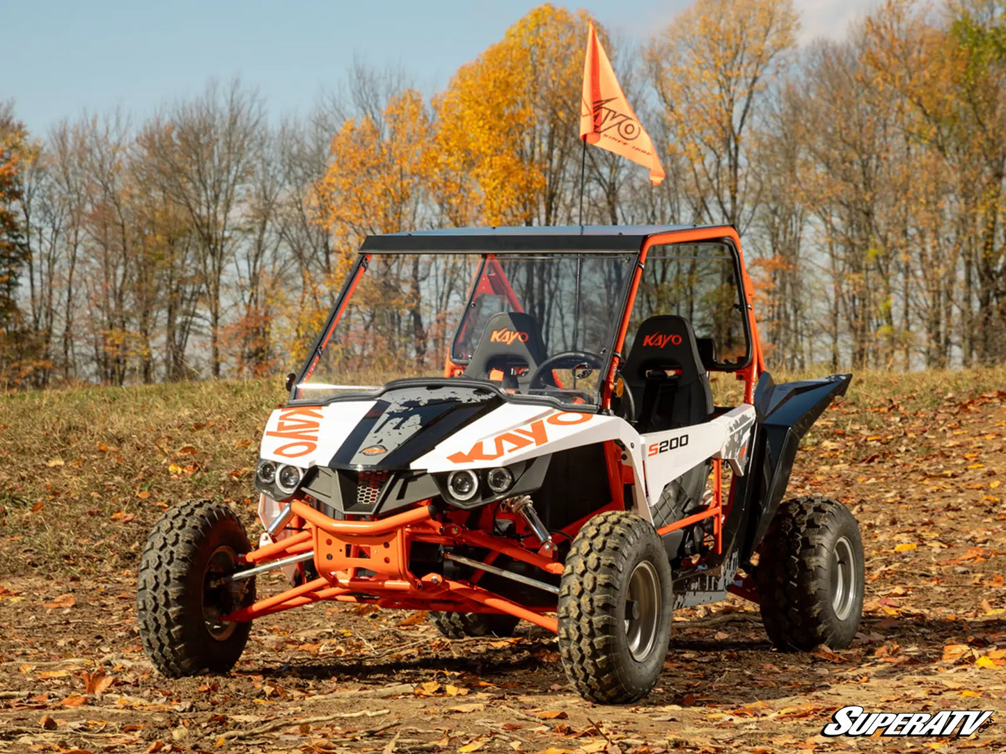 KAYO S200 SCRATCH-RESISTANT FULL WINDSHIELD