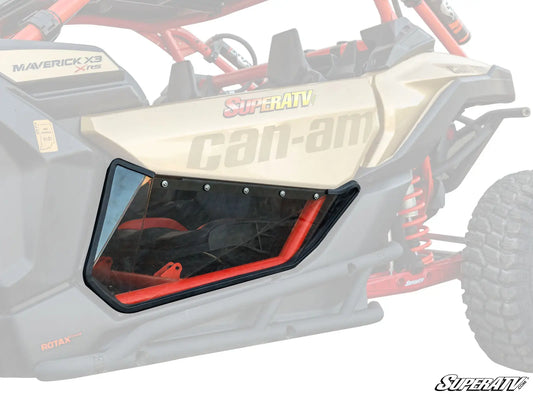 SuperATV - Can-Am Maverick X3 Clear Lower Doors