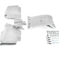Rival - Yamaha Wolverine X2/R-Spec/ R-Spec SE / X4 / SE Alloy Front Plate and Footwell Protection
