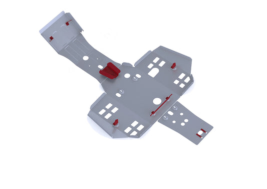 Rival - Honda TRX680 Rincon 4x4 IRS Auto Alloy Central Skid Plate