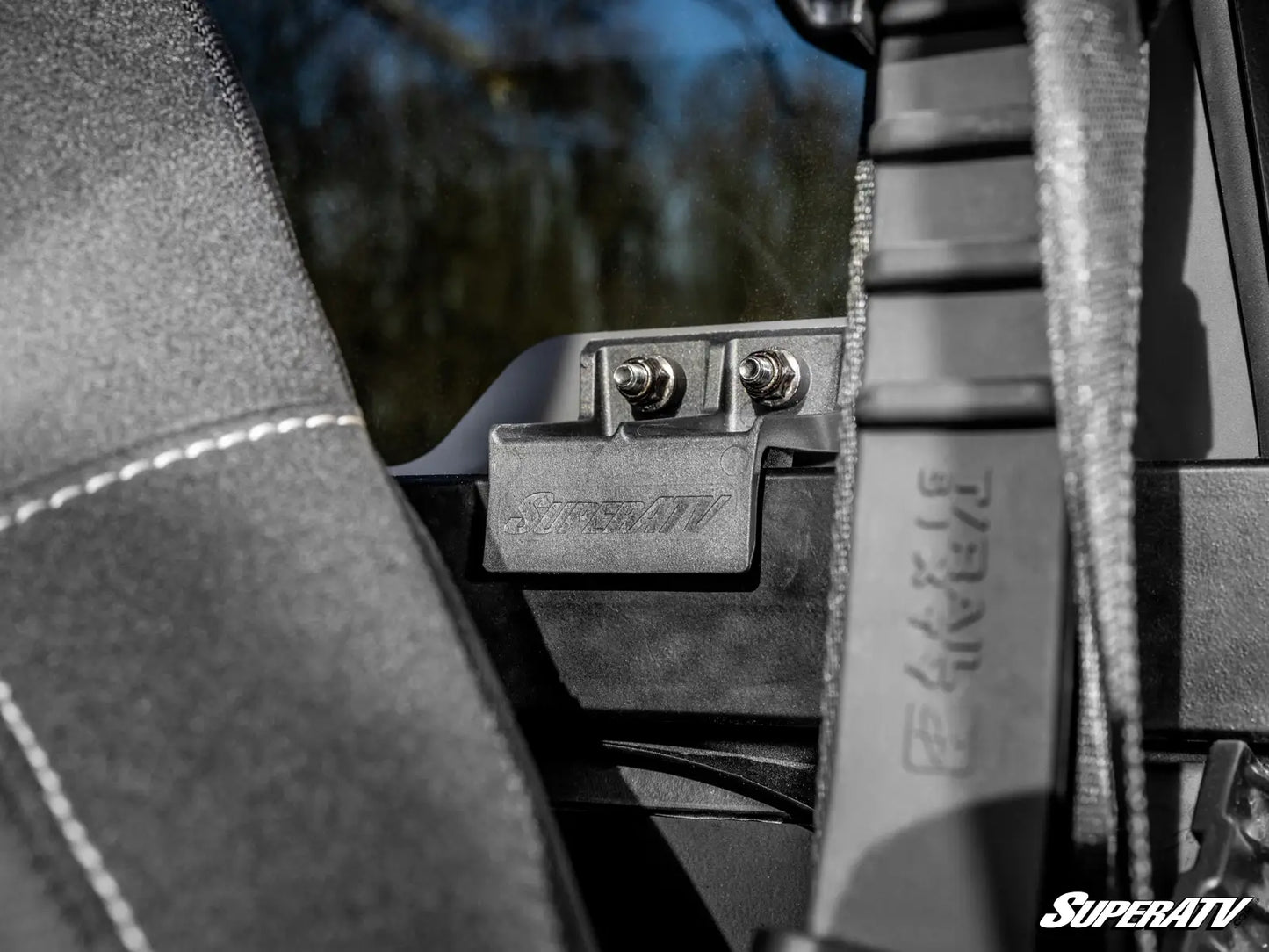 SuperATV - Polaris General XP 1000 Rear Glass Windshield