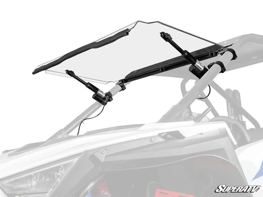 POLARIS RZR TURBO R MAXDRIVE POWER FLIP WINDSHIELD