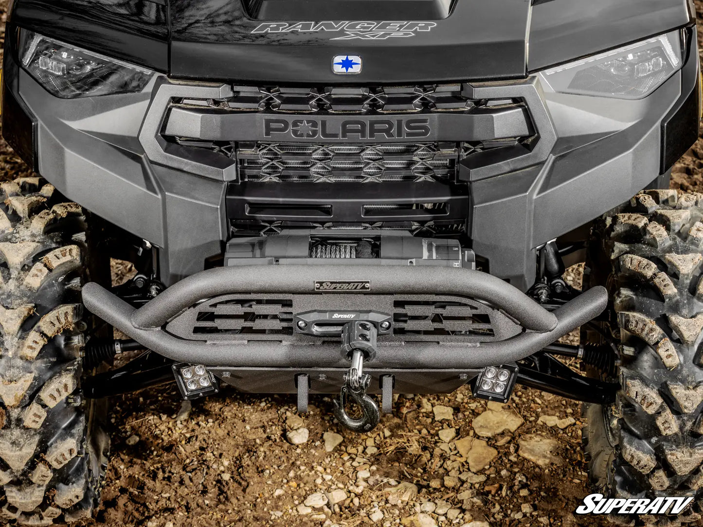 SuperATV - Polaris Ranger XP 1000 Winch-Ready Low-Profile Front Bumper