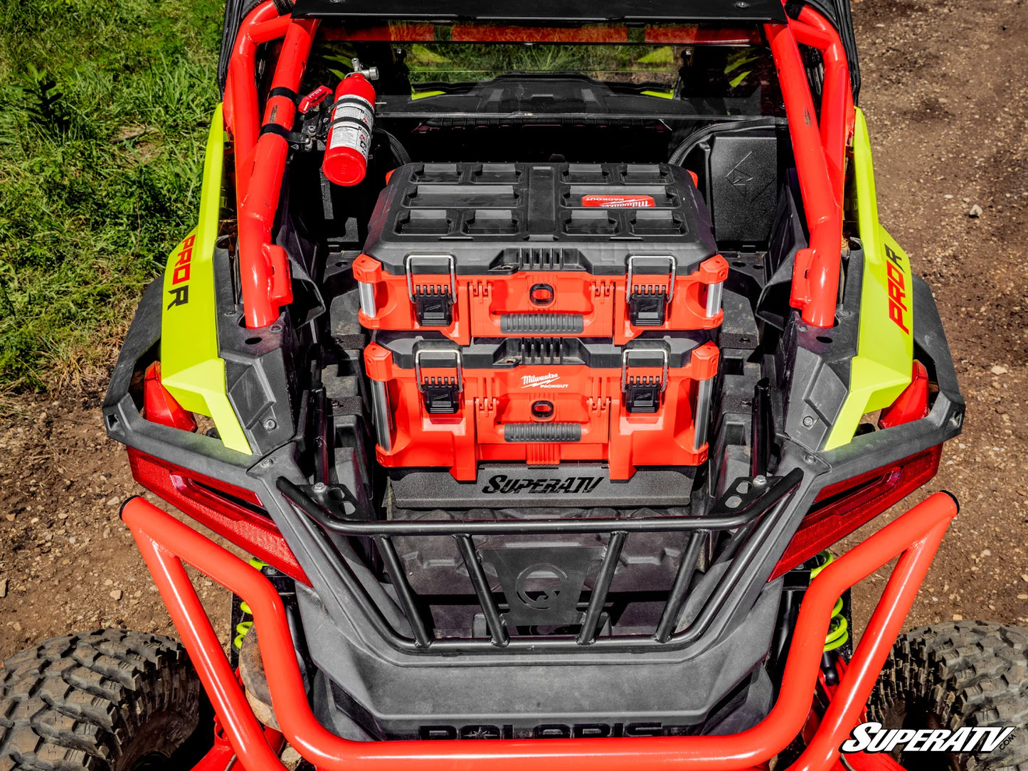 SuperATV - Polaris RZR Pro R Milwaukee Compatible Bed Mount