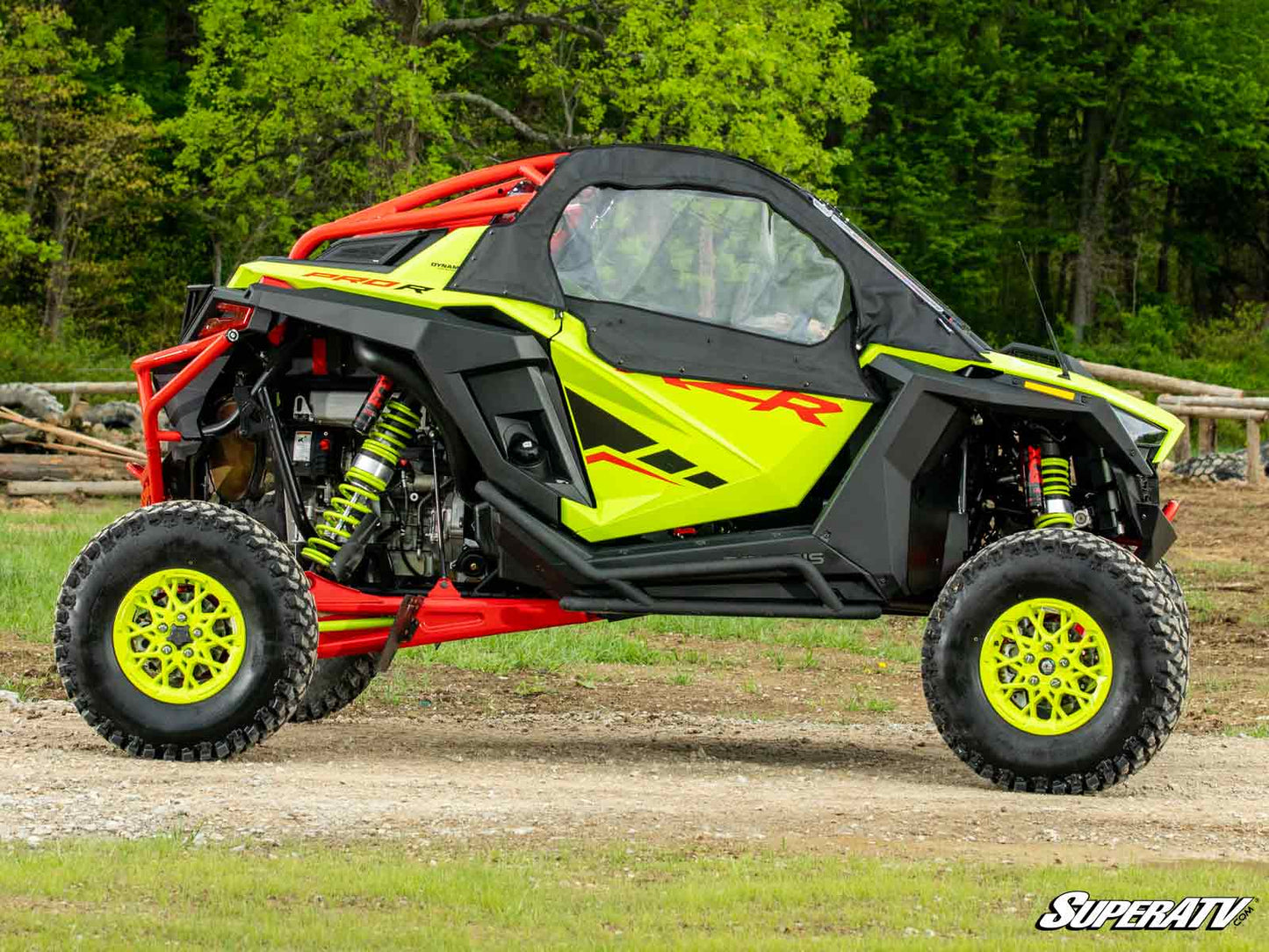 SuperATV - Polaris RZR Pro R Primal Soft Cab Enclosure Upper Doors