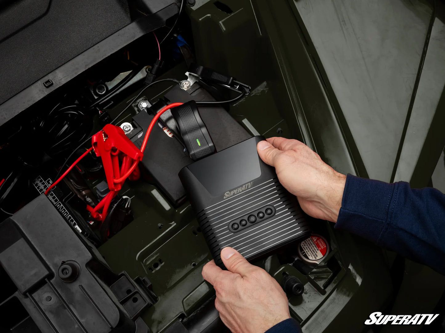 SUPERATV - JUMP STARTER WITH AIR COMPRESSOR