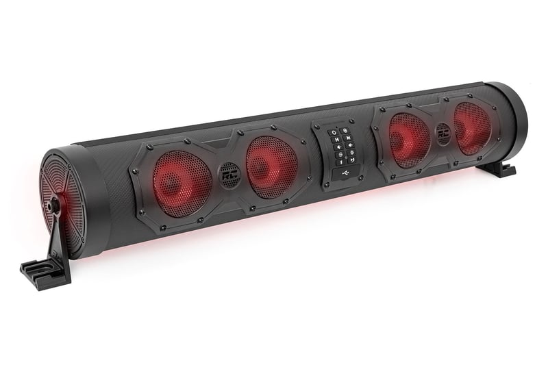 Rough Country - RESON8 Bluetooth LED Soundbar - 8 Speaker | IP66 Waterproof | UTV/ATV