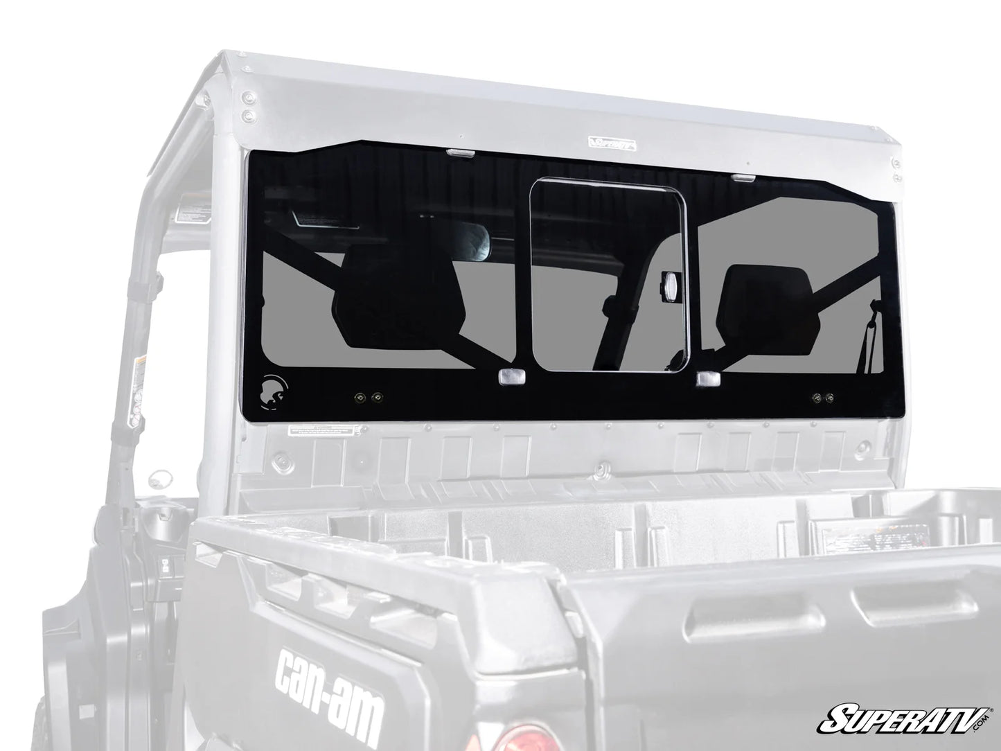 SuperATV - Can-Am Defender Glass Sliding Rear Windshield
