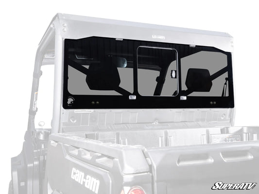 SuperATV - Can-Am Defender Glass Sliding Rear Windshield