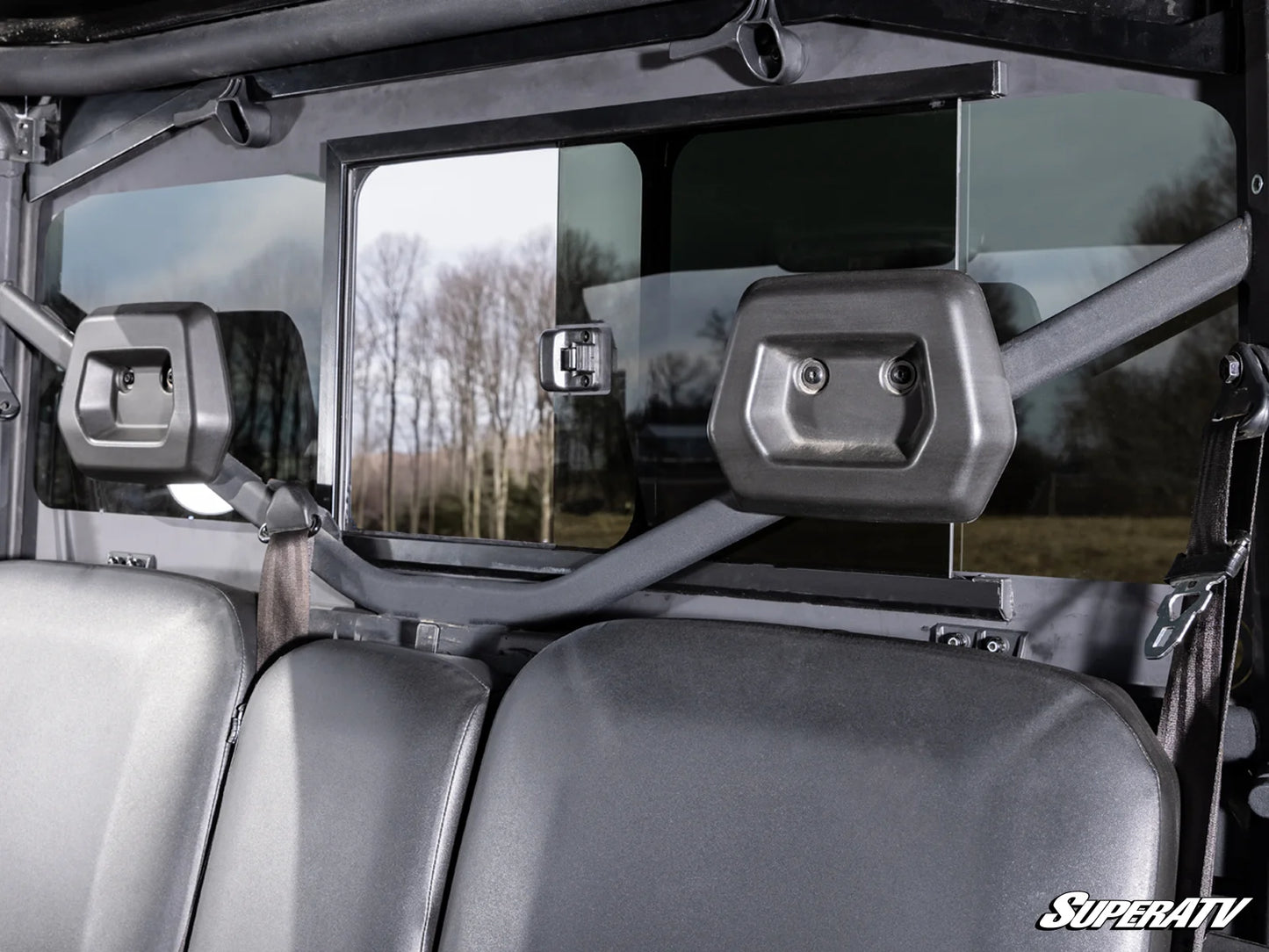 SuperATV - Can-Am Defender Glass Sliding Rear Windshield