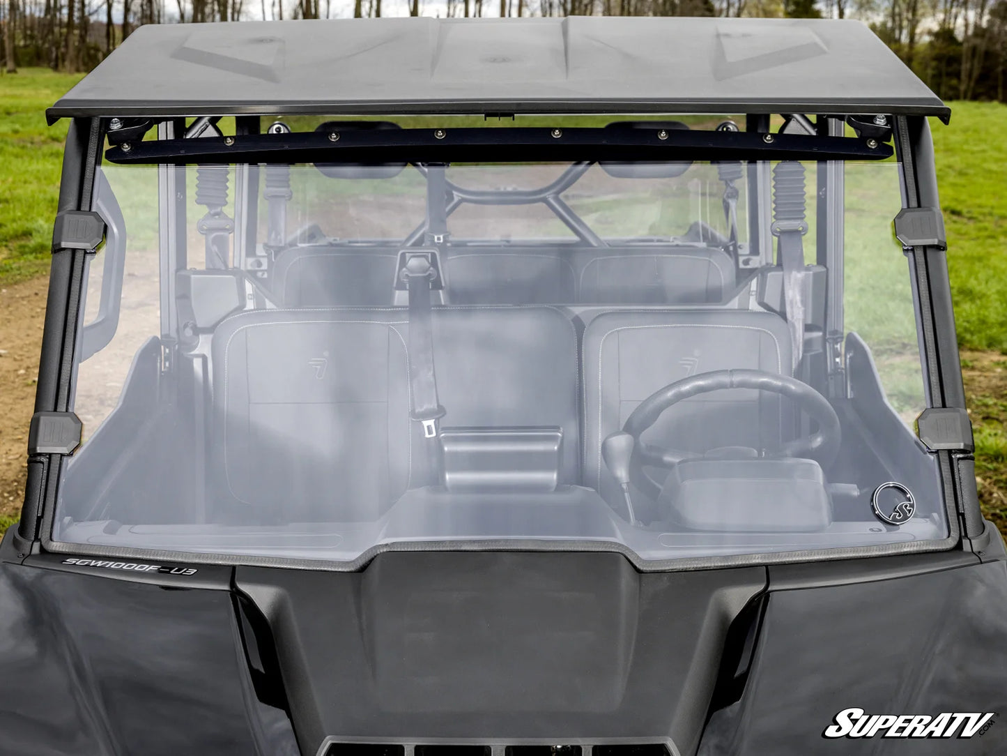 SuperATV - SEGWAY UT10 CREW SCRATCH-RESISTANT FULL WINDSHIELD