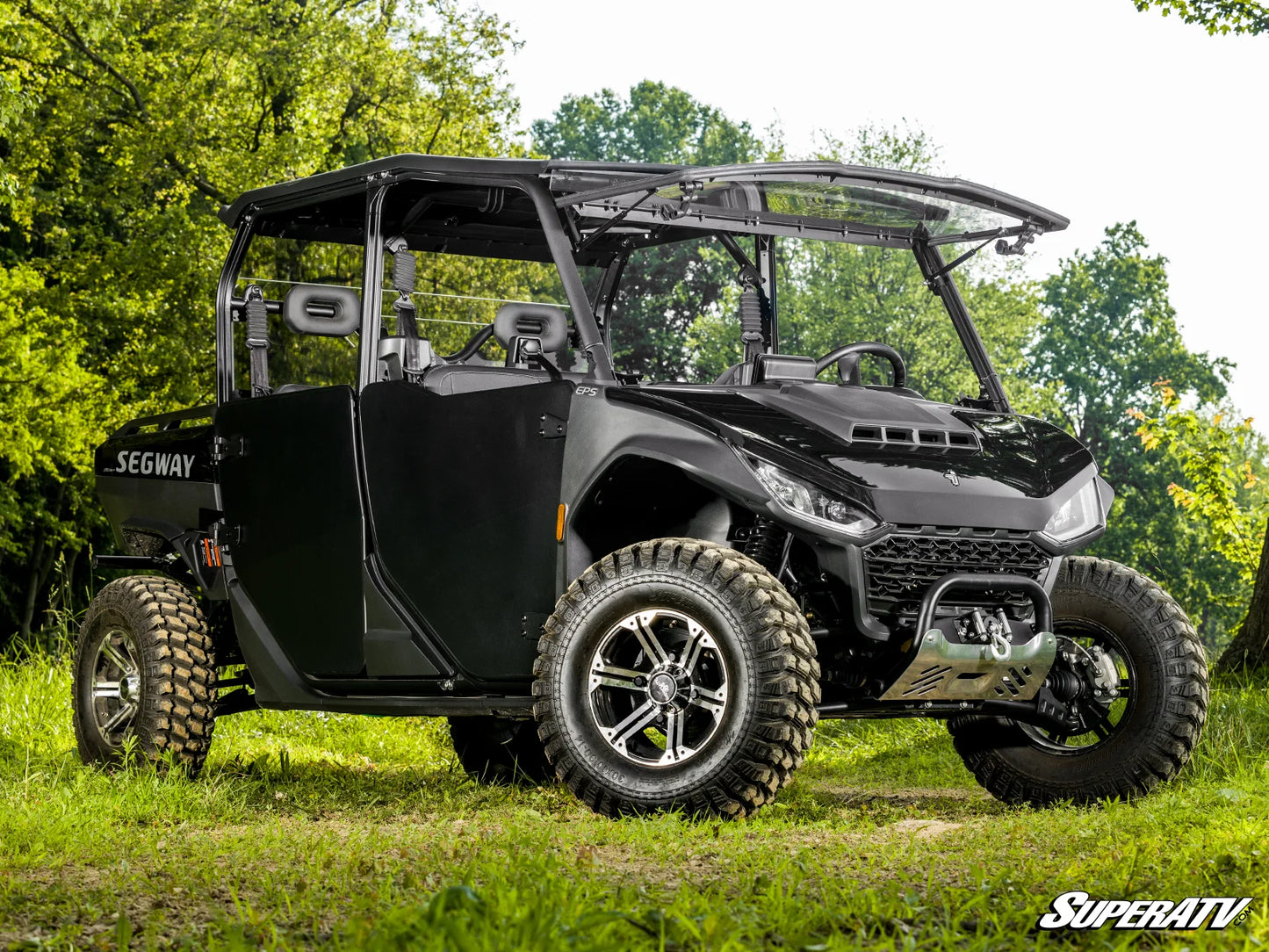 SuperATV - Segway Fugleman UT10 Scratch-Resistant Flip Windshield