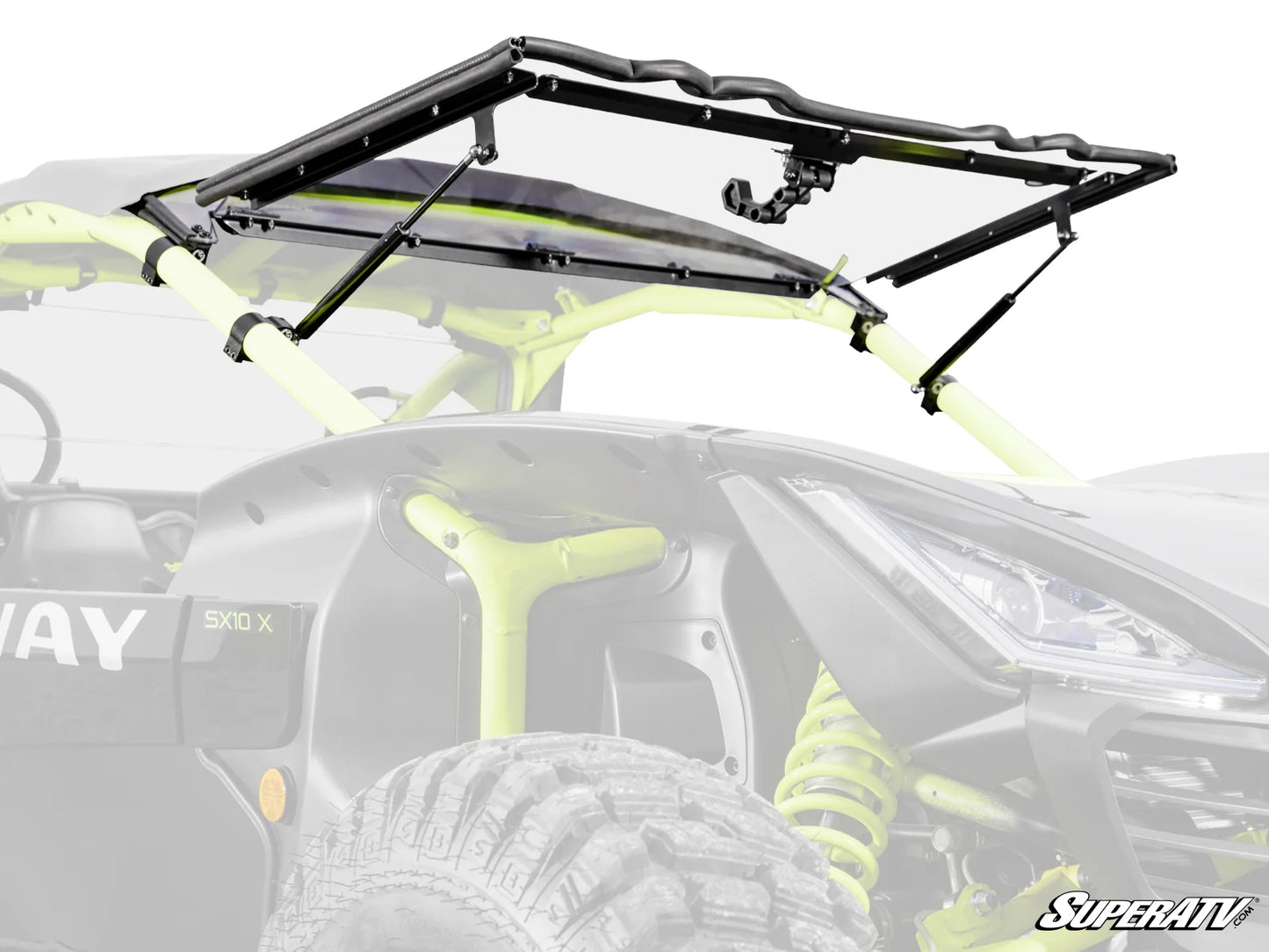 SuperATV - SEGWAY VILLAIN SCRATCH-RESISTANT FLIP WINDSHIELD