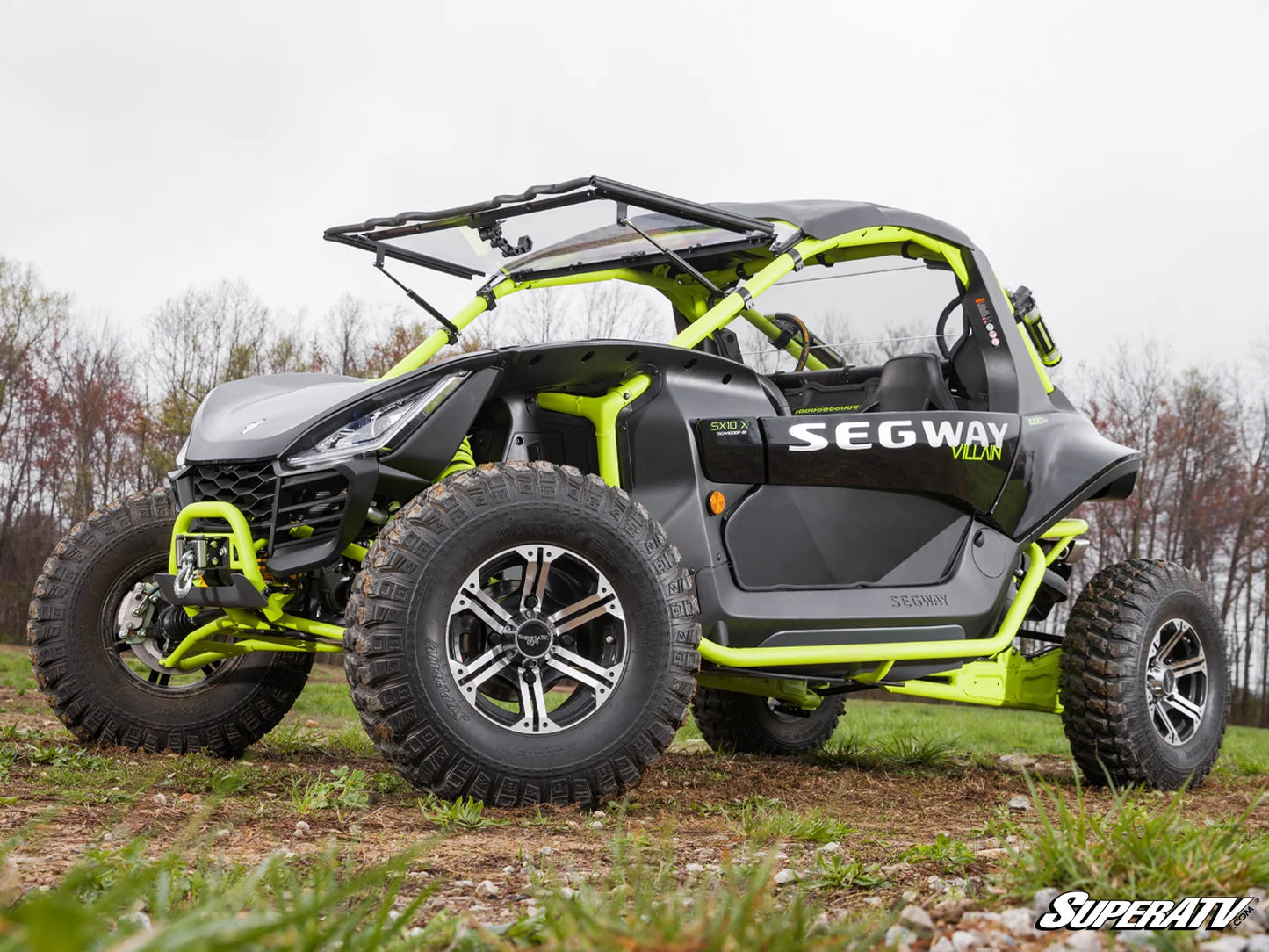 SuperATV - SEGWAY VILLAIN SCRATCH-RESISTANT FLIP WINDSHIELD