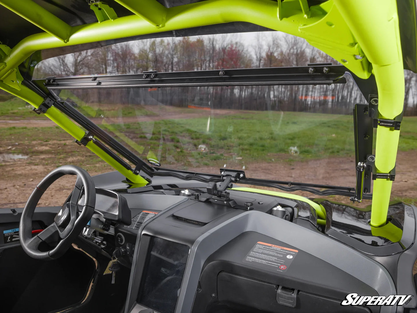 SuperATV - Segway Villain Scratch-Resistant Flip Windshield