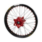 Beta Racing Kite 18" Rear Wheel, Red Hubs, Red Nipples, Silver Spokes, Black Rim
