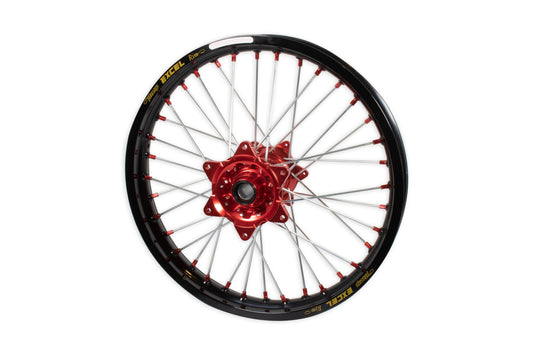 Beta Racing Kite 19" Rear Wheel, Red Hubs, Red Nipples, Silver Spokes, Black Rim