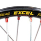 Beta Racing Kite 19" Rear Wheel, Red Hubs, Red Nipples, Silver Spokes, Black Rim