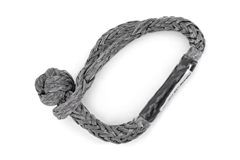Rough Country - Soft Shackle - 7/16 Inch | Gray