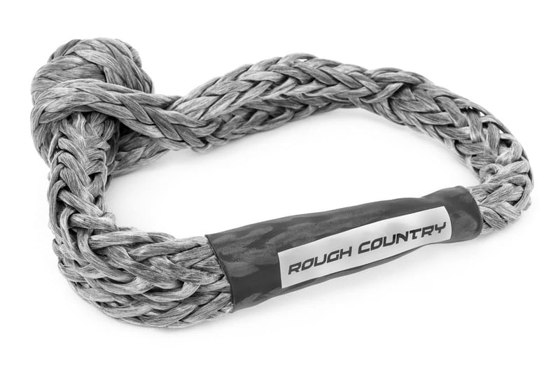 Rough Country - Soft Shackle - 7/16 Inch | Gray