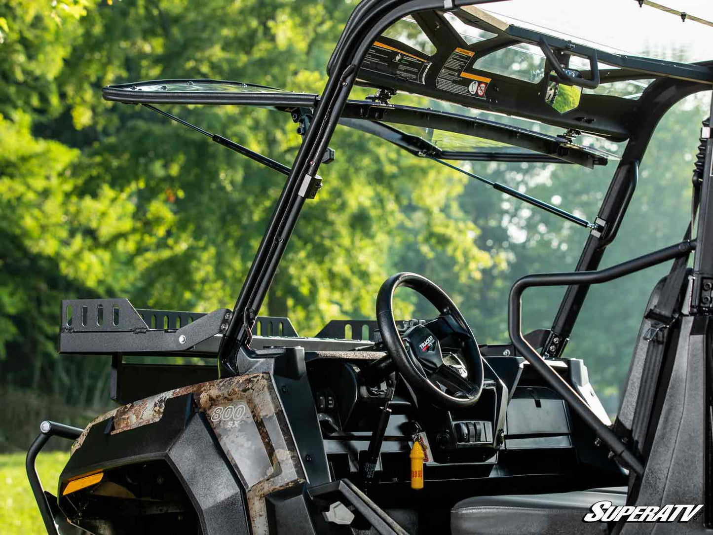 SuperATV - Arctic Cat Prowler Pro Flip Windshield