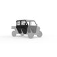 CFMOTO U10 PRO XL - POWER FULL DOORS - NEBULA BLACK - COMPLETE SET