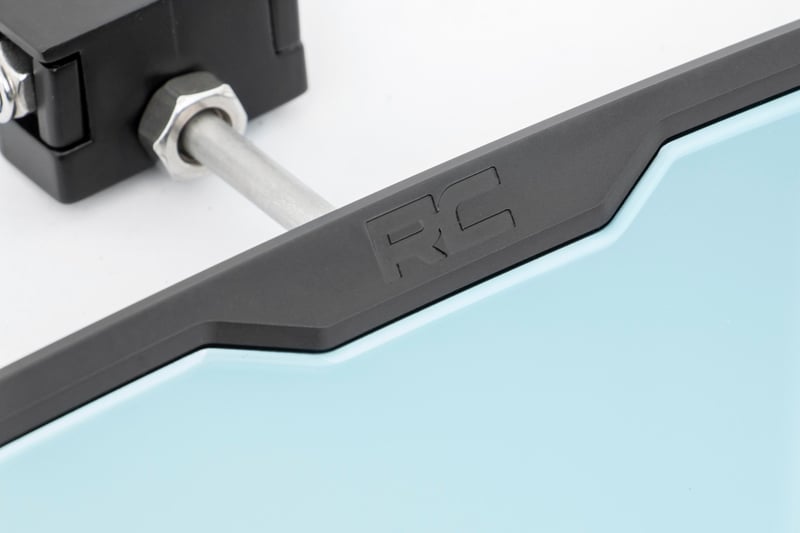 Rough Country - UTV Aluminum Rear View Mirror - Dome Light| 12" | 1.75-2" Mount