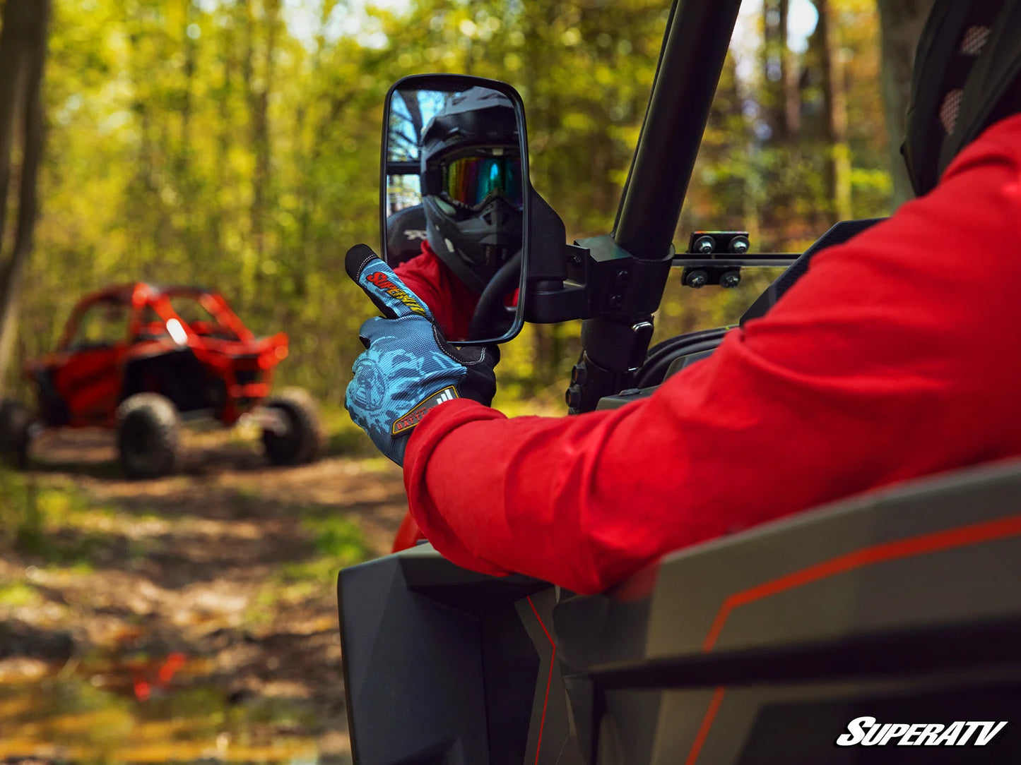 SuperATV - Polaris RZR Side View Mirrors