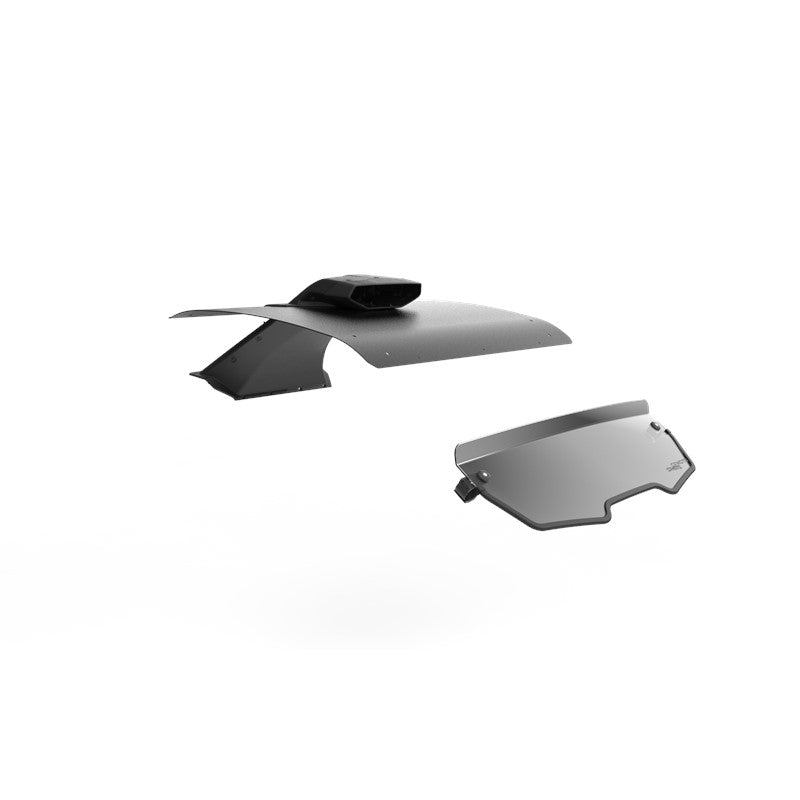HALF POLY WINDSHIELD + ROOF + SCOOP SYSTEM, Z10