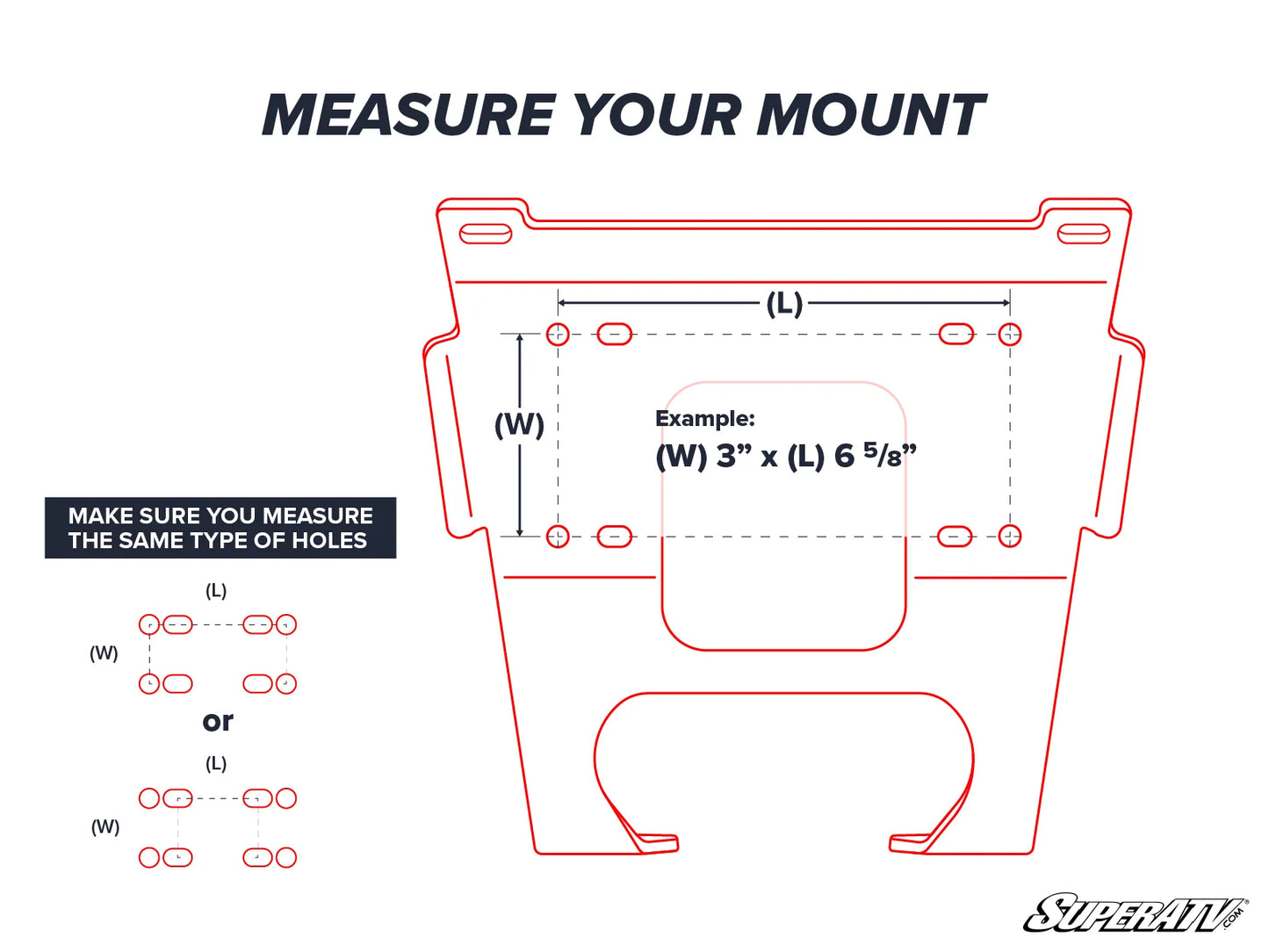SuperATV - Kawasaki Teryx KRX Winch Mounting Plate