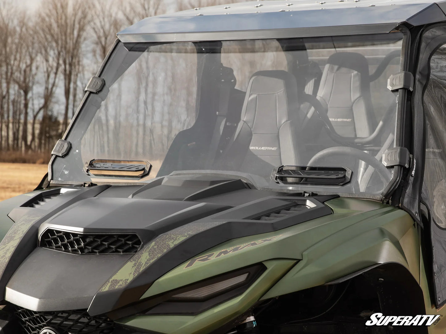 SuperATV - Yamaha Wolverine RMAX Vented Full Windshield