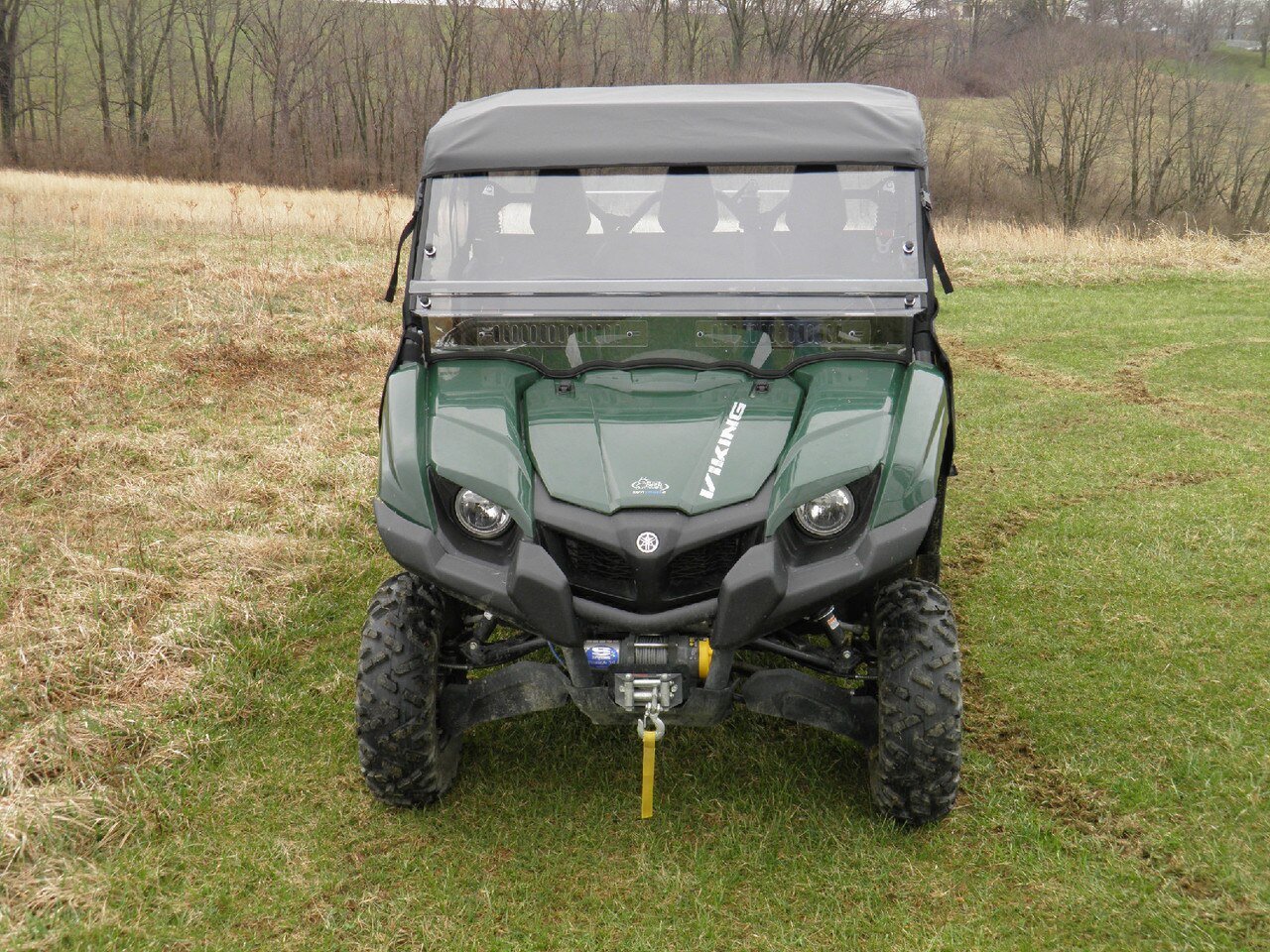 Yamaha Viking 2-Pc Scratch Resistant Windshield - 3 Star UTV