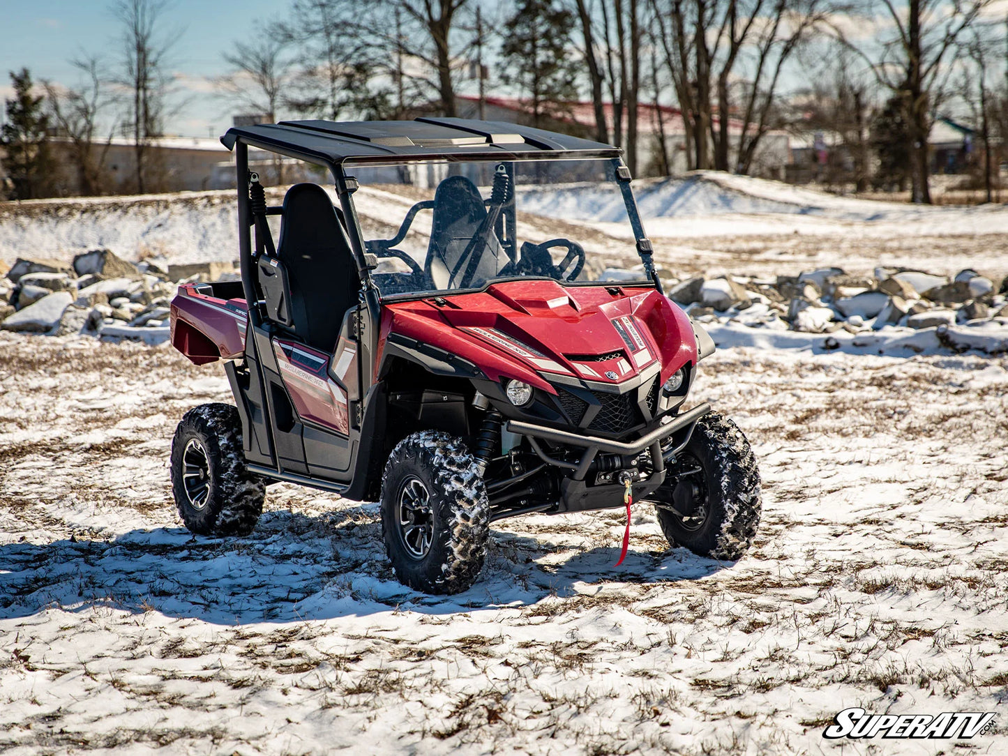 SuperATV - Yamaha Wolverine X4 850 Winch Mounting Plate