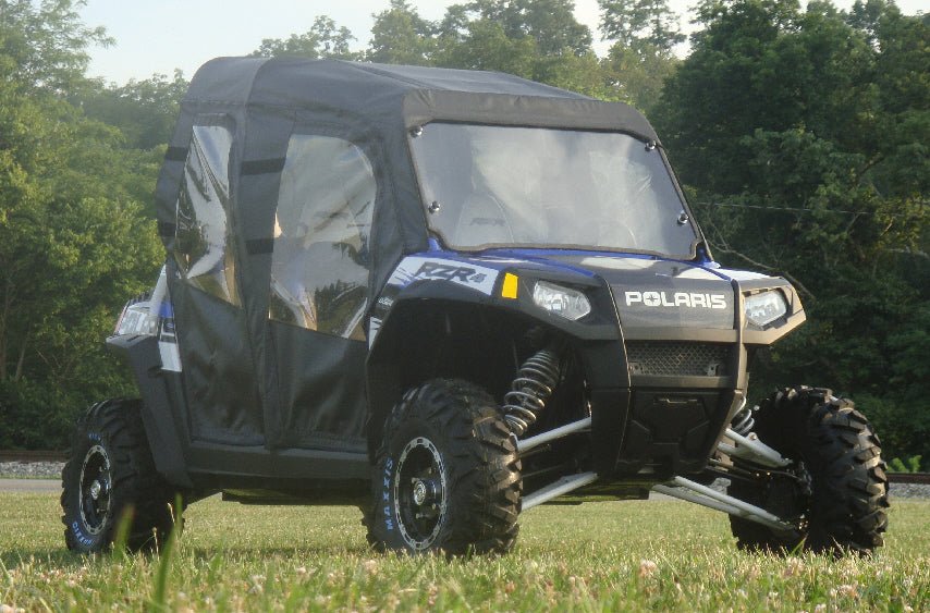 2010-2014 Polaris RZR 4 Seater - Full Cab Enclosure for Hard Windshield - 3 Star UTV