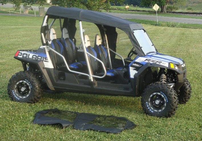 2010-2014 Polaris RZR 4 Seater - Full Cab Enclosure for Hard Windshield - 3 Star UTV