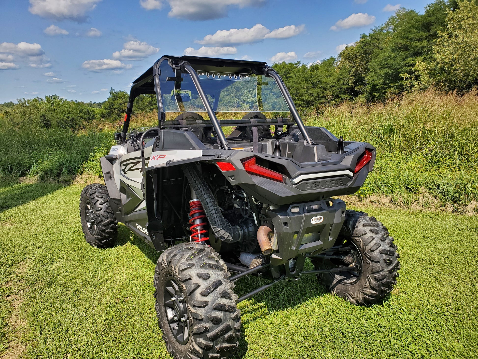 2019-2022 Polaris RZR XP 1000- XP Turbo 2 Piece Lexan Back Panel - 3 Star UTV