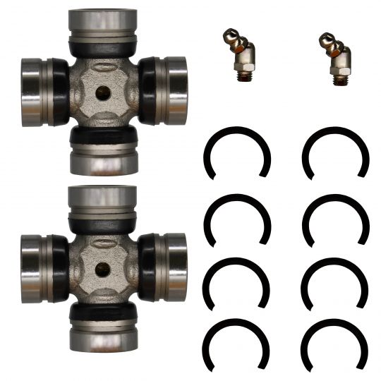 Polaris Ranger Sportsman Diesel Worker Xplorer Middle or Rear Final Drive Shaft U-Joint Set