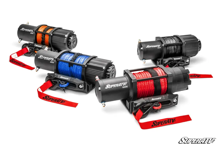 SYNTHETIC WINCH ROPE REPLACEMENT - BLUE 3500LBS.