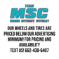 MSA M46 BLADE | G-BLACK & MILLED - 20" x 7" - 4/110