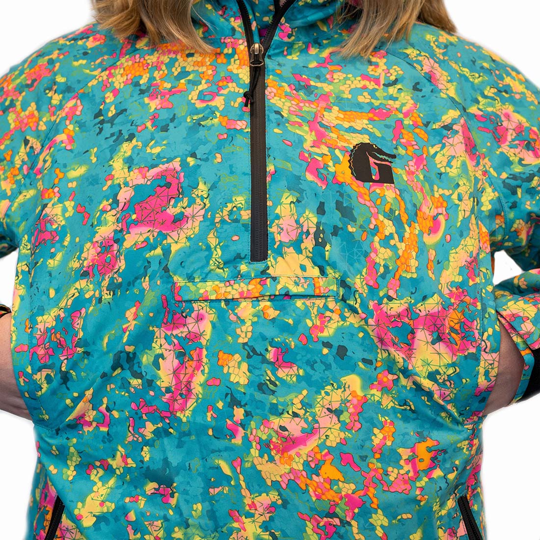 Waterproof 1/2 Zip Bog Hoodie | Womens - 7 Burst