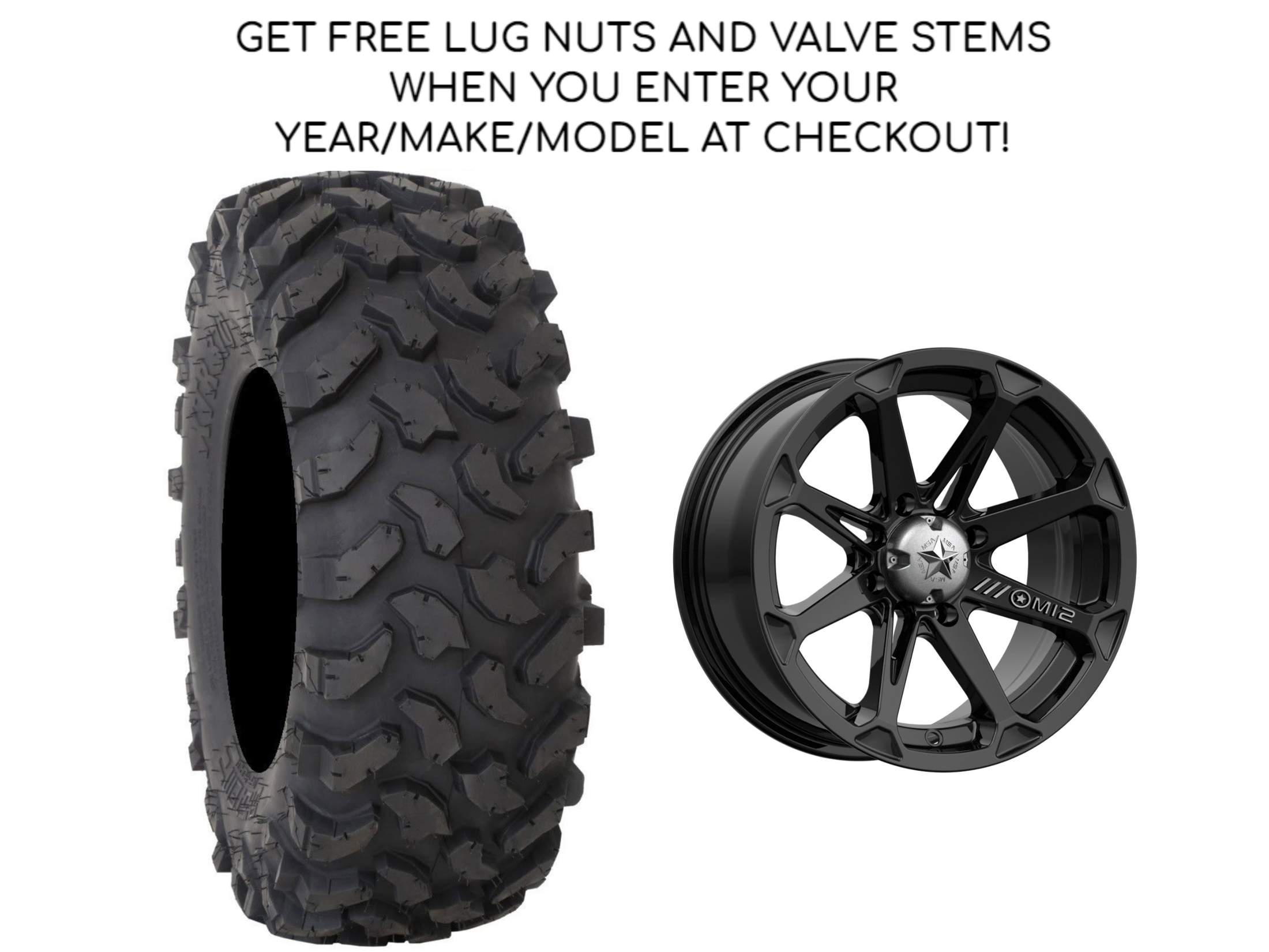 SYSTEM 3 XTR 370 M12 WHEEL AND TIRE KIT TeamMSC