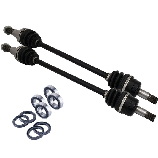 Yamaha Viking Wolverine Front Axles and Wheel Bearing Set 2014 - 2021